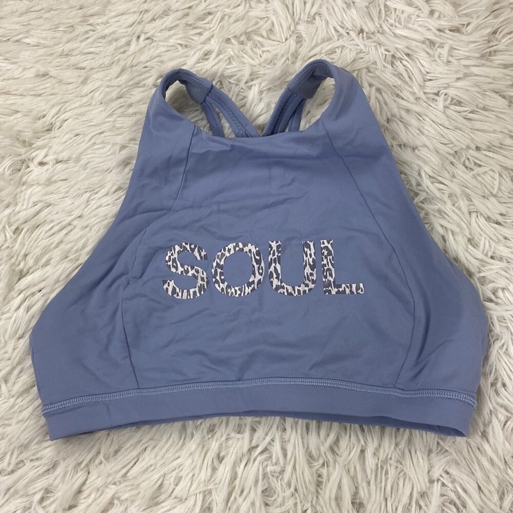 Lululemon Free To Be Serene Bra *High Neck Ice Cap